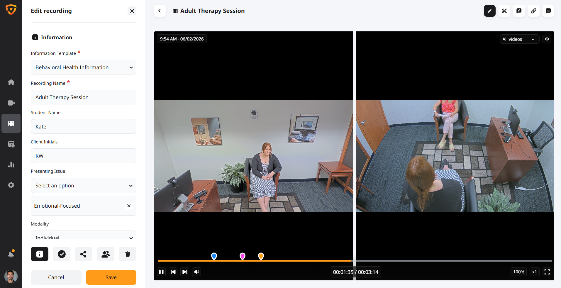 Adult Therapy Information Template