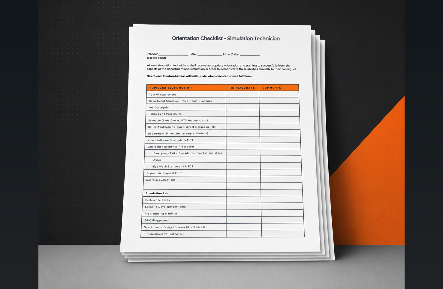 simulation orientation checklist-369x241