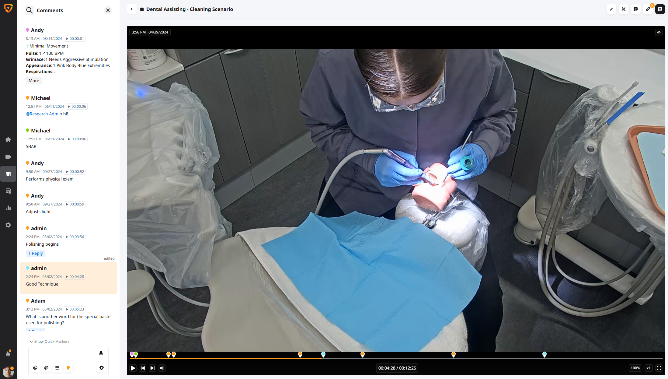 dental comments valt 2
